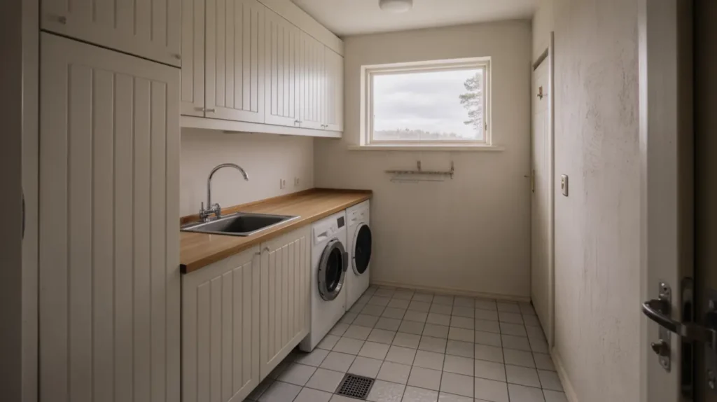 renovering av tv ttstuga med ny inredning och klinker i bollmora tyres