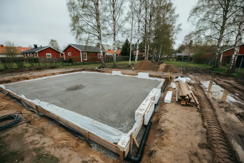 gjuta garageplatta r tt markarbete isolering och vanliga fel att undvika