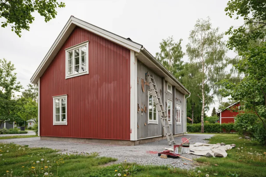 juli r b sta tiden att m la huset s lyckas du med fasadm lning som h ller l nge